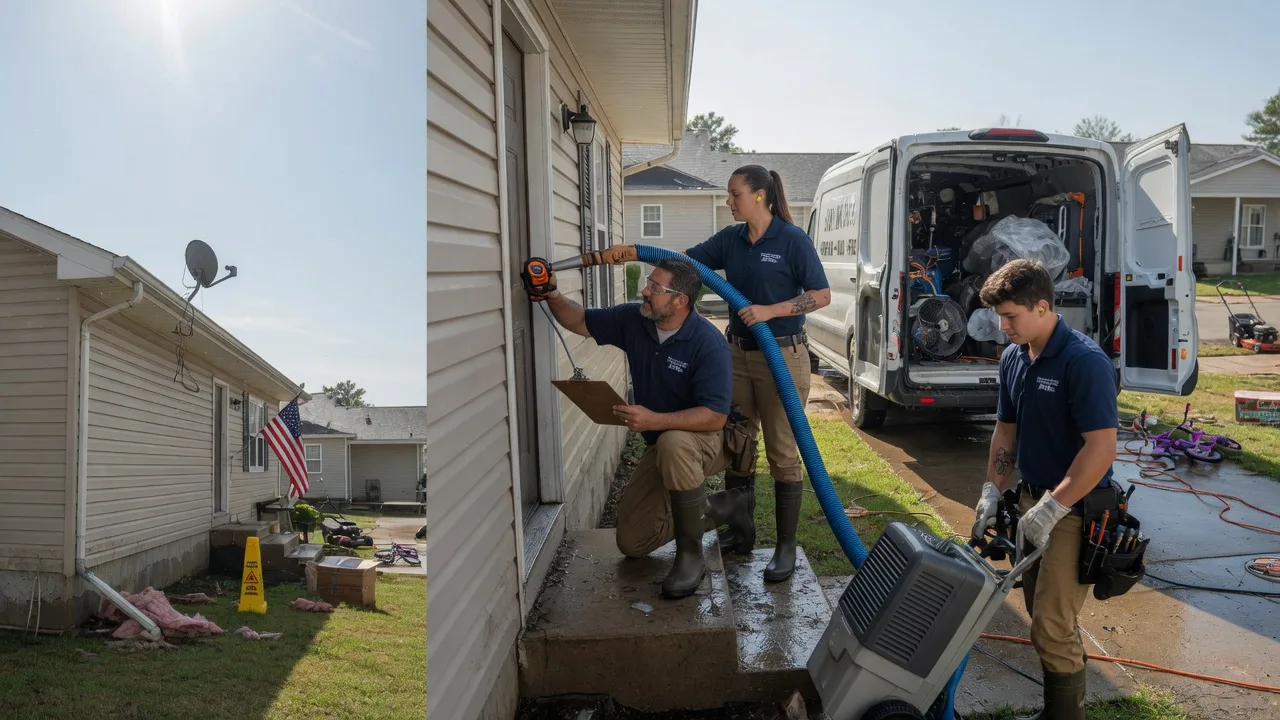 Ceiling Water Damage Restoration in Hitchcock, OK near me