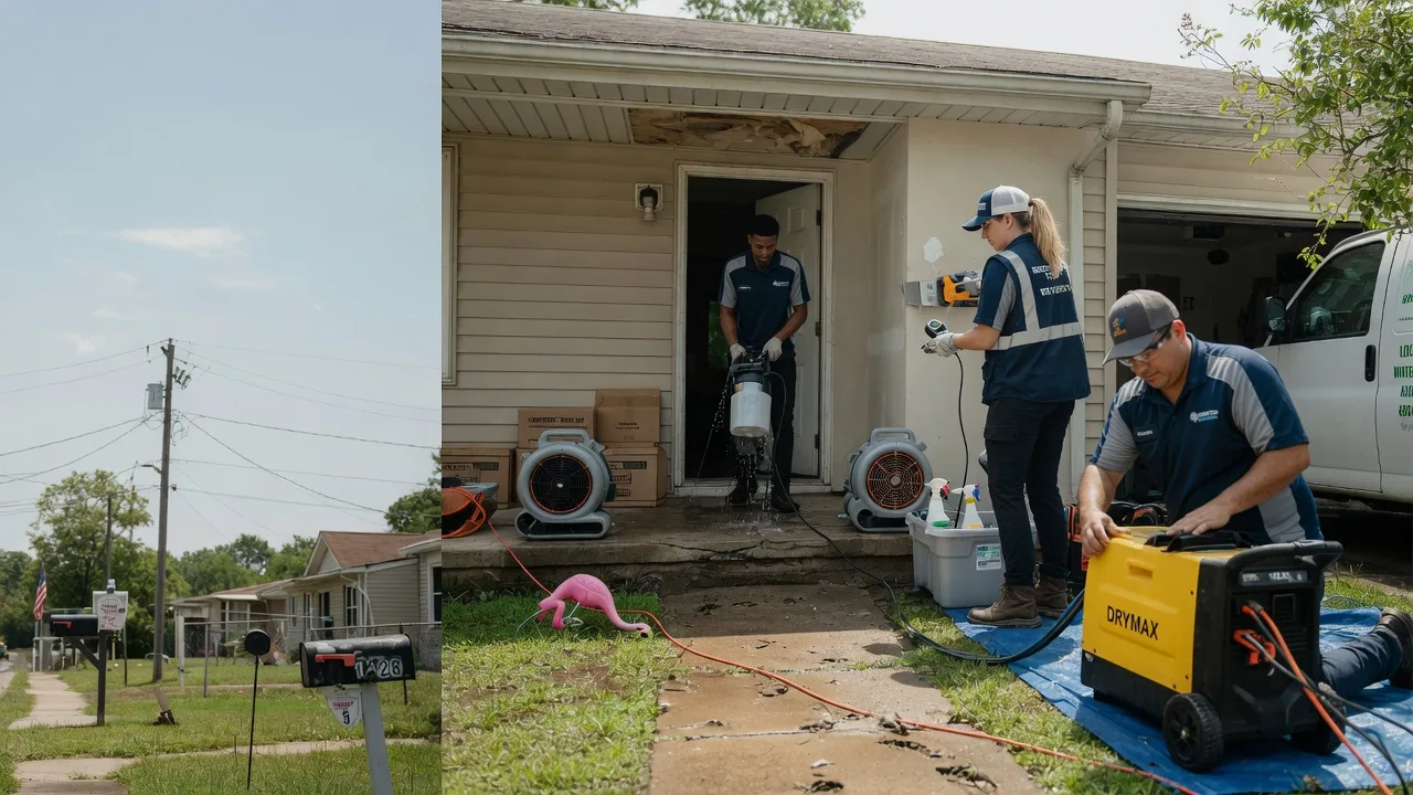 Storm Damage Water Removal in Hitchcock, OK near me